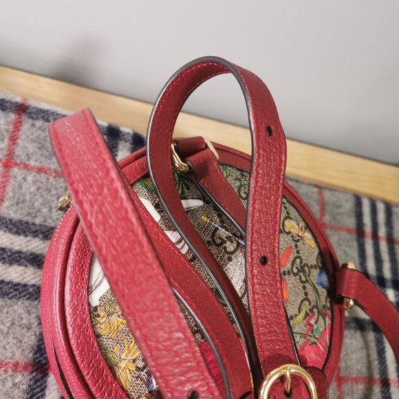 (Sold)100% Authentic Gucci Ophidia Supreme Canvas Floral Backpack - Picture 5 of 16